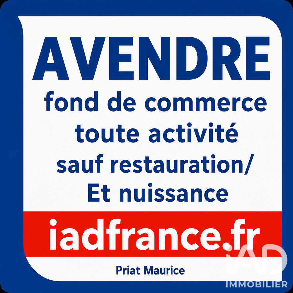   Vente Local commercial 50 m&sup2; 