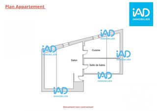  Appartement à louer 2 pièces 25 m²
