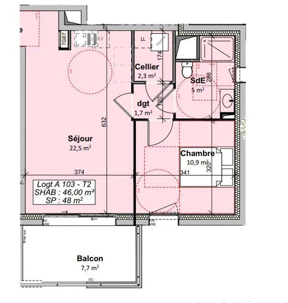 Vente Appartement 2 pièces