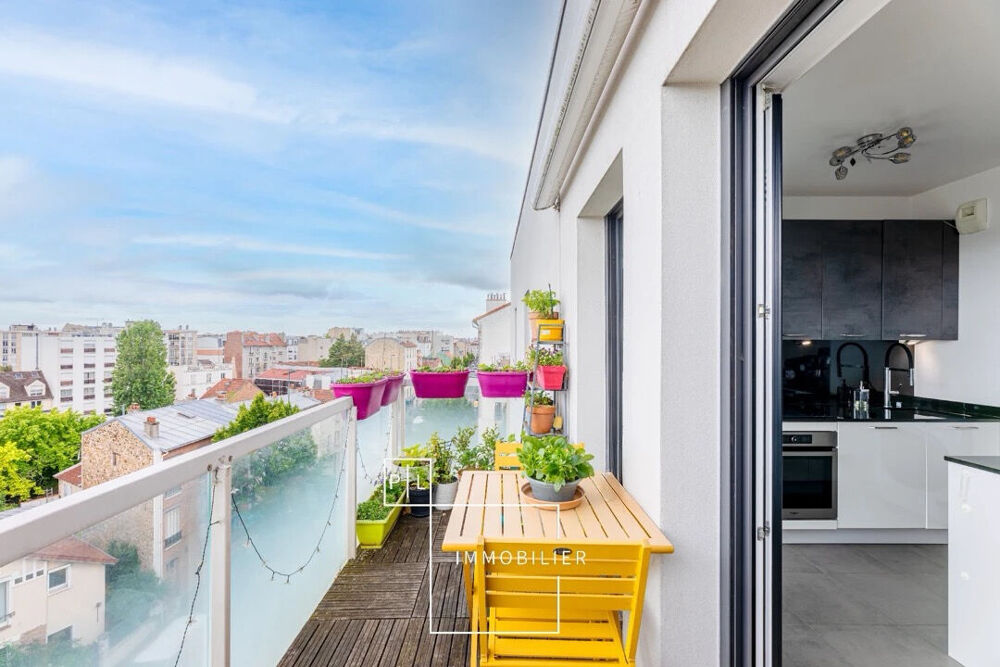Vente Appartement Dernier étage avec vue - 61m² + balcon + parking - 395 000 € FAI Asnières sur seine