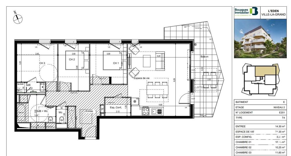 Vente Appartement 4 pièces