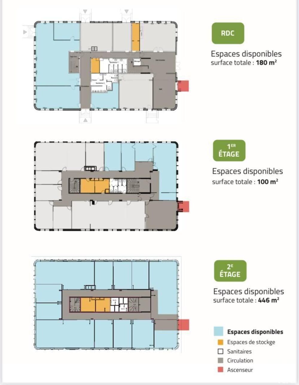   Location Bureaux 726 m&sup2; La ville-aux-dames