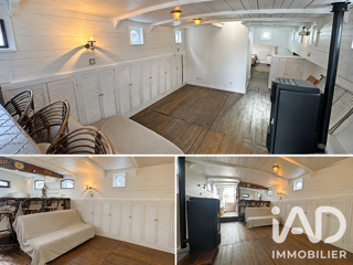  Péniche à vendre 2 pièces 55 m² Asnières-sur-seine