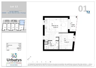  Appartement à vendre 2 pièces 42 m²
