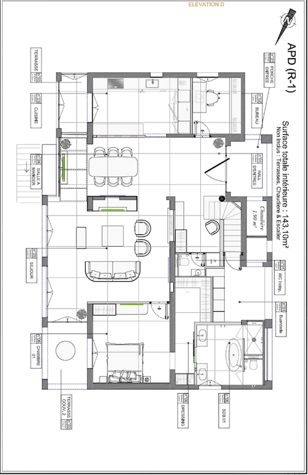 Vente Maison Vente Maison/villa 5 pièces La turbie