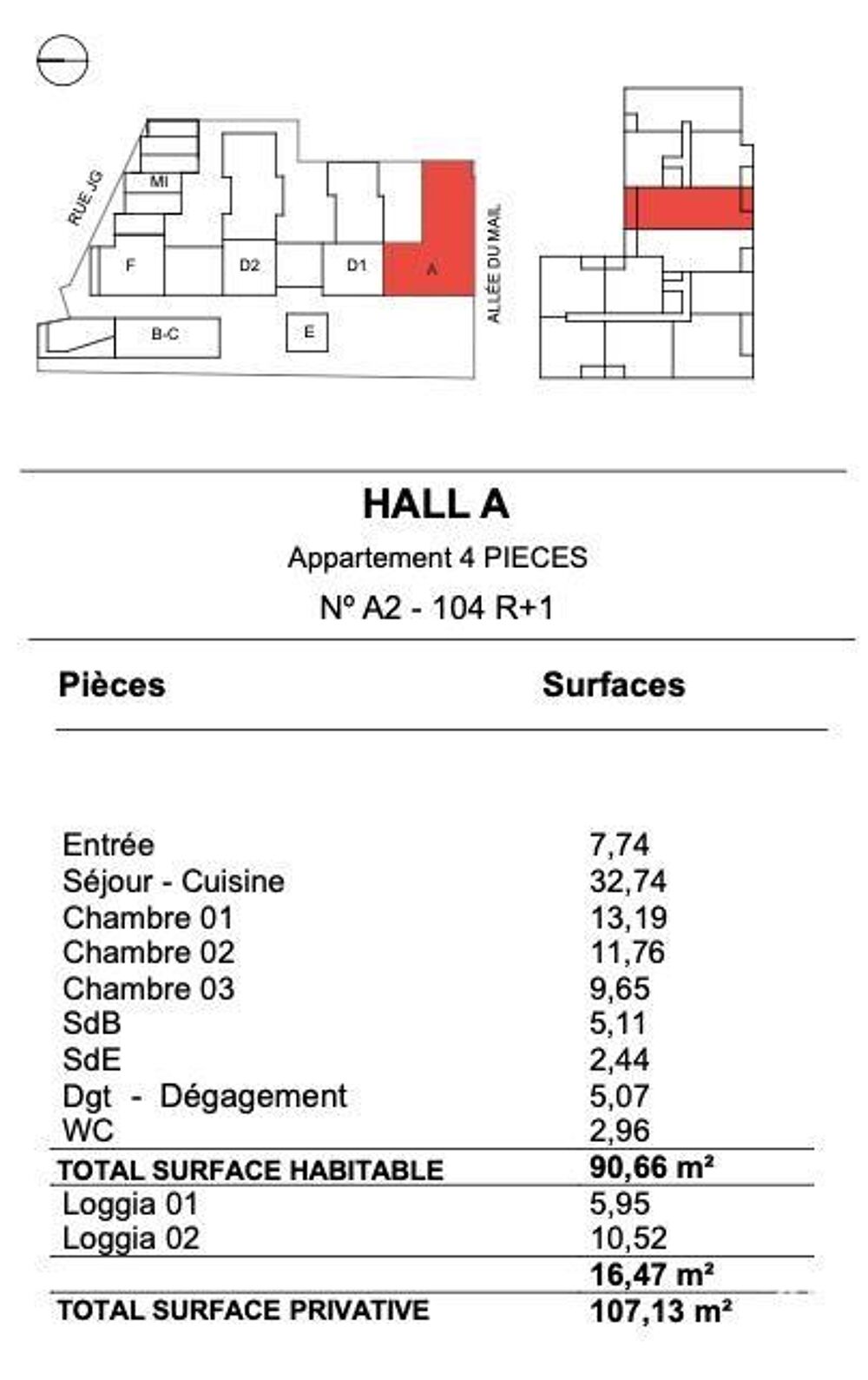 Vente Appartement Vente Appartement 4 pièces La rochelle