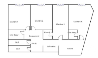  Appartement à vendre 5 pièces 76 m²