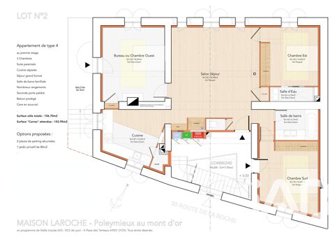   Vente Appartement Appartement - 4 pi�ce(s) - 104 m�