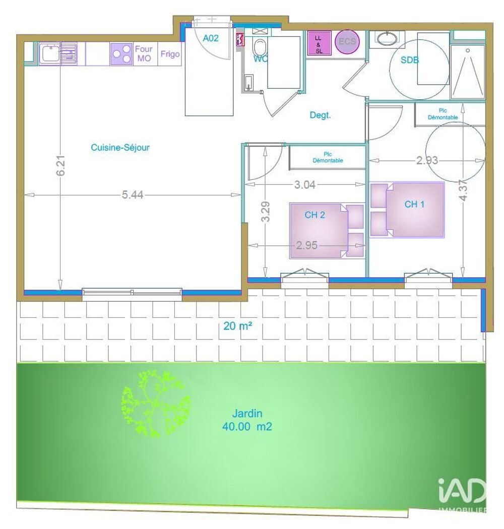Vente Appartement 3 pièces