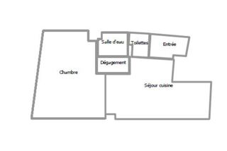  Appartement à louer 2 pièces 39 m²