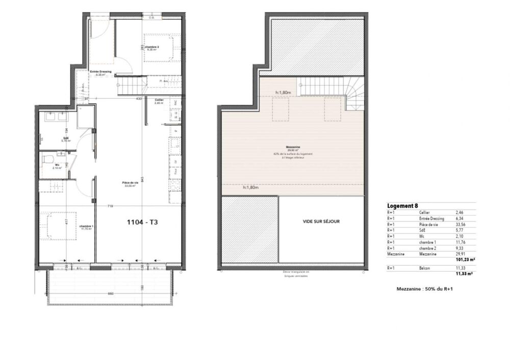 Vente Appartement 3 pièces