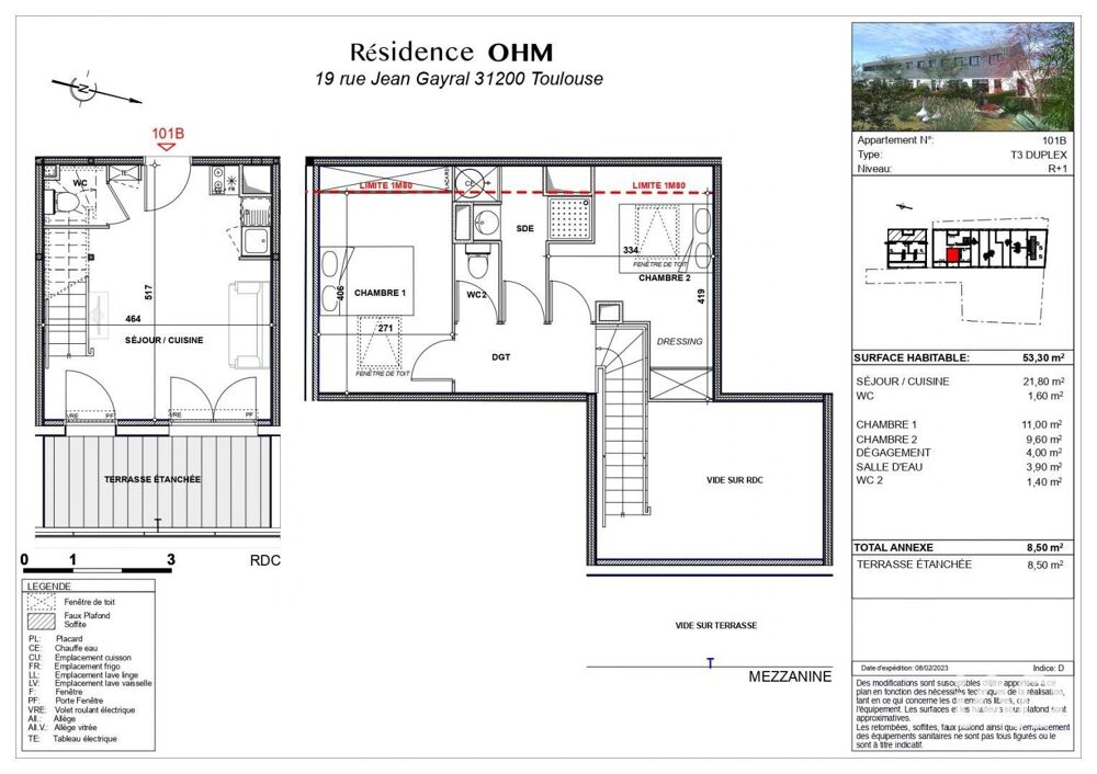 Vente Appartement Vente Appartement 3 pièces Toulouse
