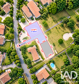  Terrain à vendre 825 m²