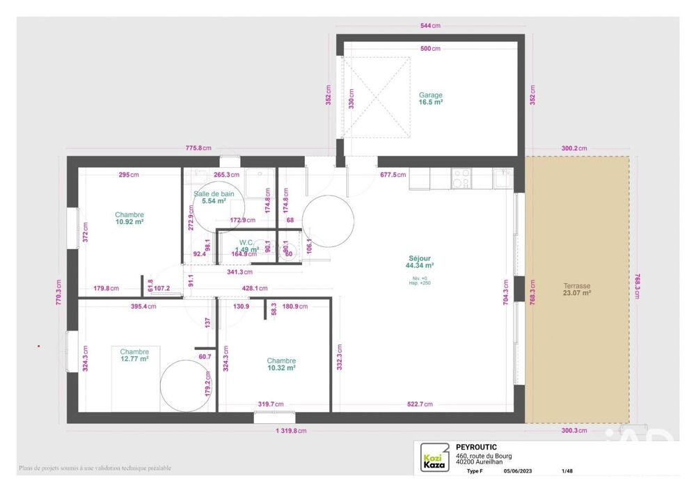 Vente Maison Vente Maison/villa 4 pièces Aureilhan