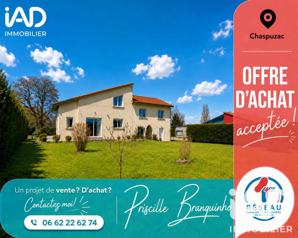 Vente Maison Vente Maison/villa 6 pièces Chaspuzac