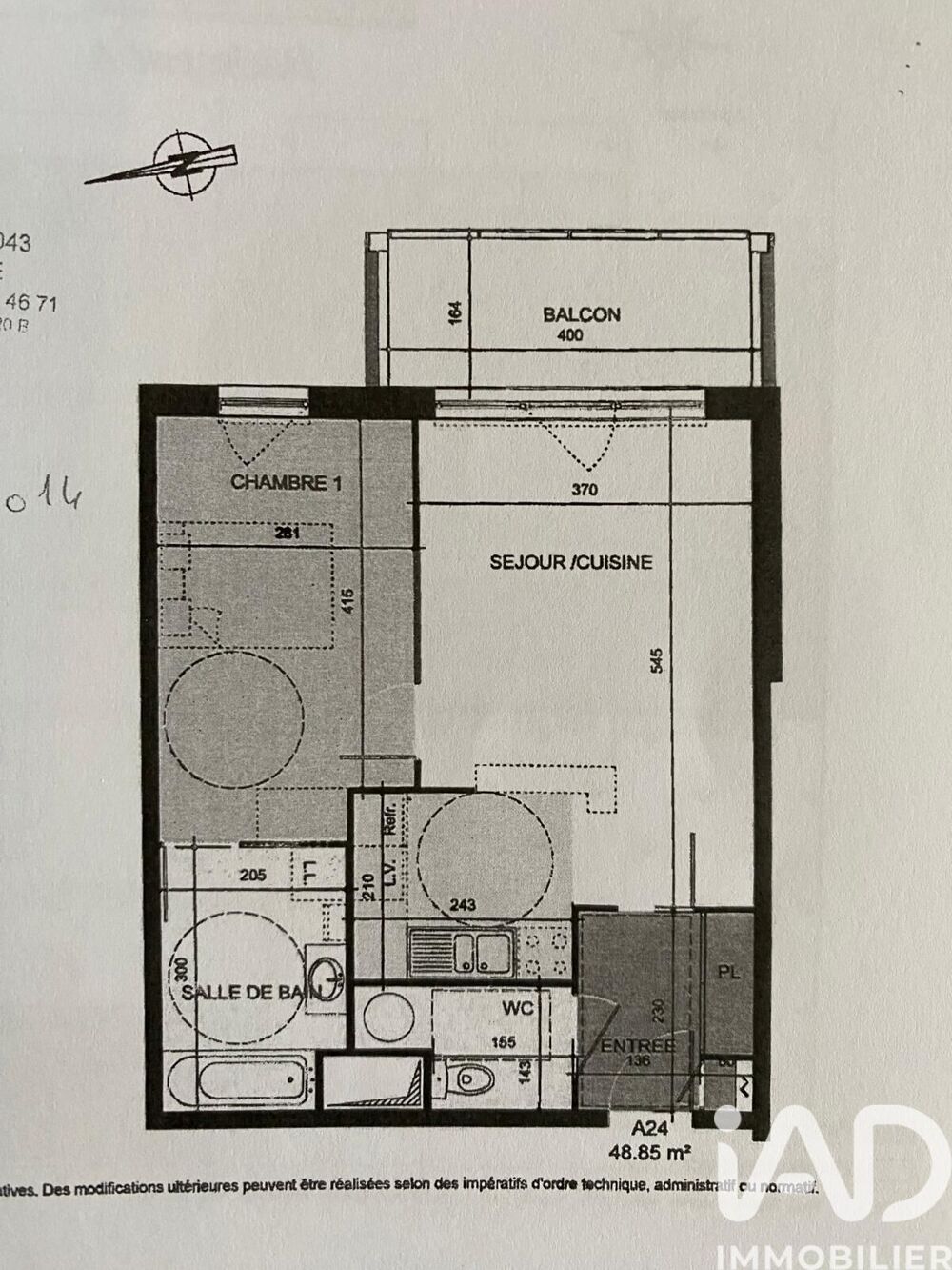 Vente Appartement 2 pièces