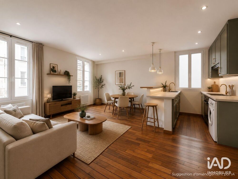 vente Appartement - 2 pièce(s) - 43 m² Paris (75116)