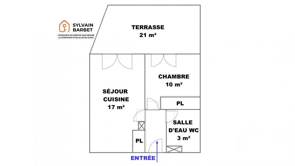 Vente Appartement 2 pièces