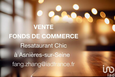 Vente Restaurant gastronomique 90 m&sup2; 297000 92600 Asnières-sur-seine