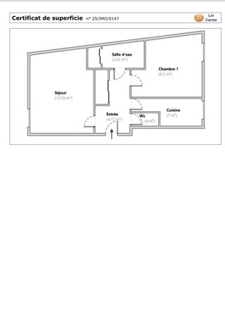  Appartement à vendre 2 pièces 40 m²