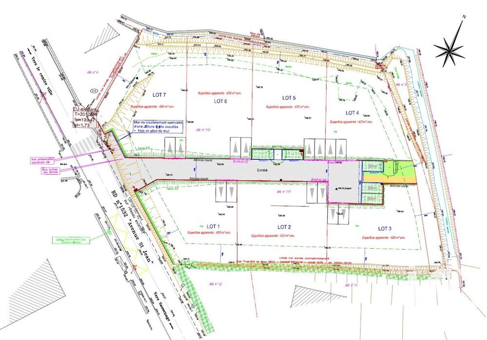 Vente Terrain Vente Terrain à bâtir 400 m&sup2; Noyarey