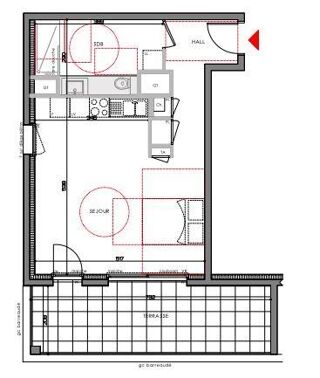  Appartement à vendre 1 pièce 39 m²