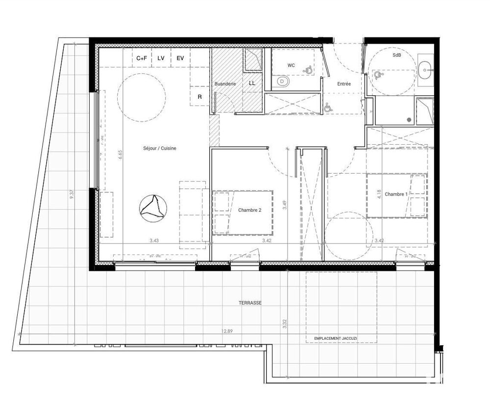 Vente Appartement 3 pièces