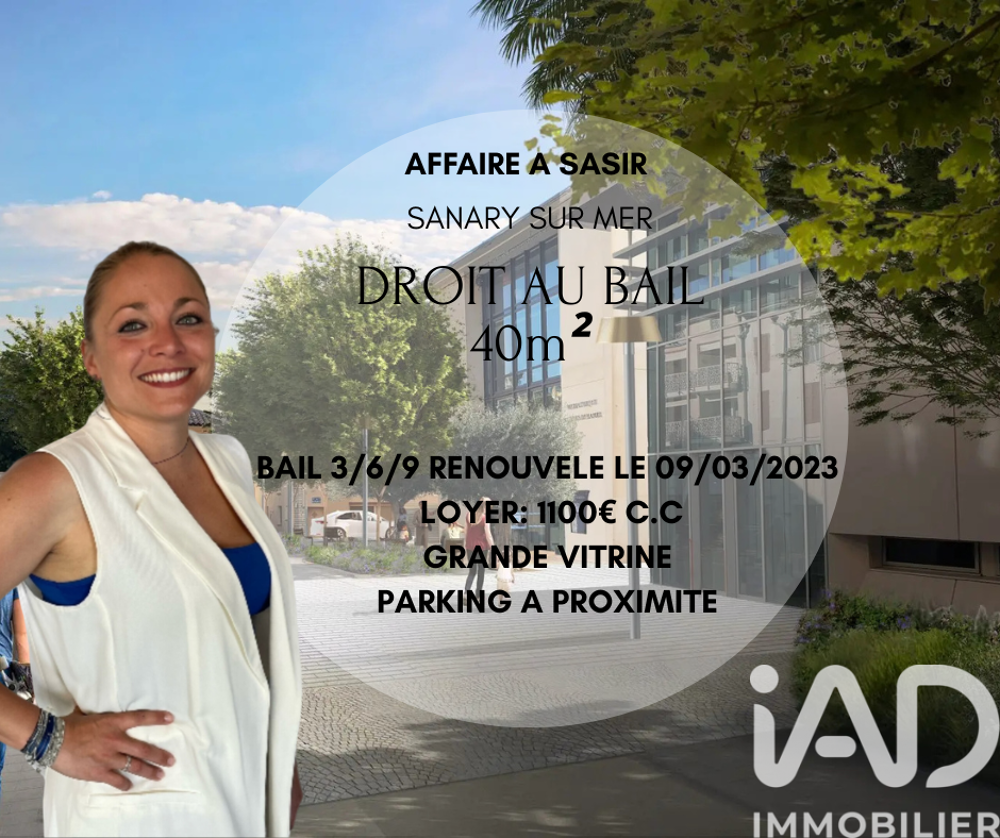   Vente Local commercial 40 m&sup2; 