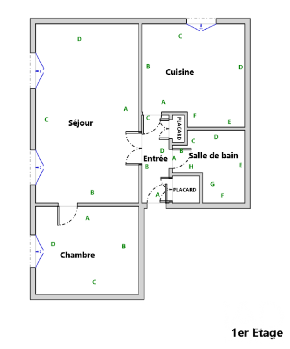 Vente Appartement 2 pièces