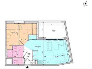  Appartement à vendre 2 pièces 42 m²