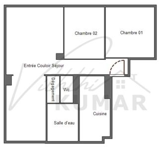  Appartement à vendre 4 pièces 62 m²