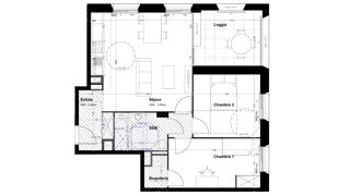 Appartement à vendre 3 pièces 65 m²