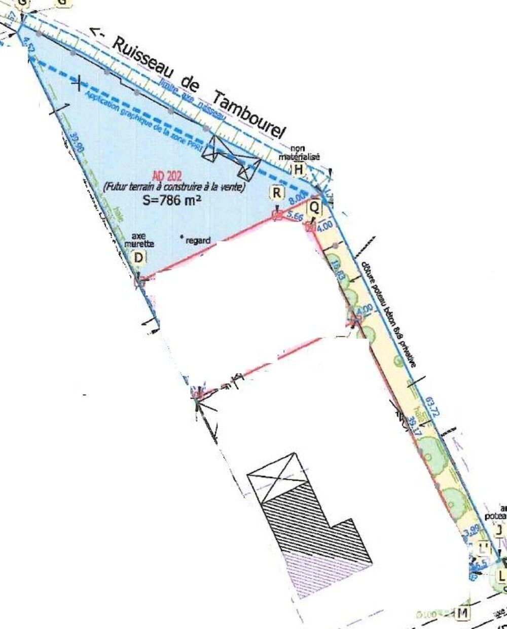 Vente Terrain Vente Terrain à bâtir 786 m&sup2; Montech