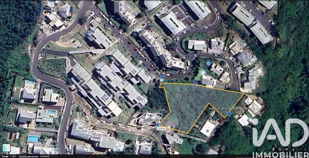 Vente Terrain Vente Terrain 2 944 m&sup2; Saint-denis