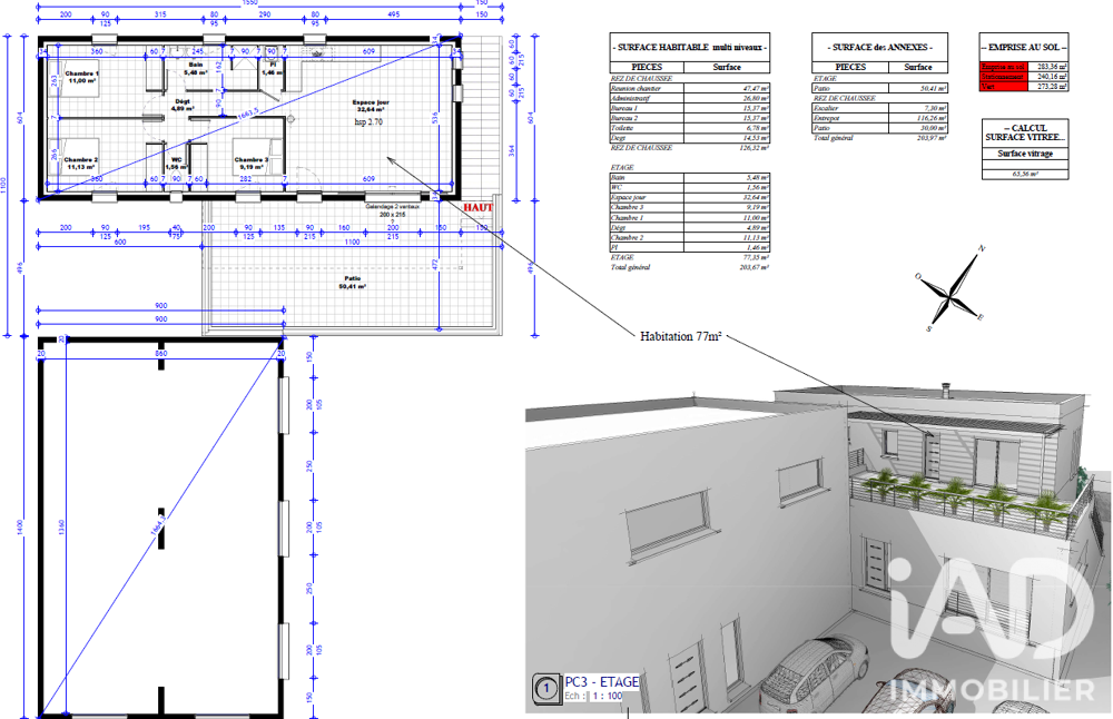 Vente Terrain Vente Surface diverse 800 m&sup2; Châteaurenard