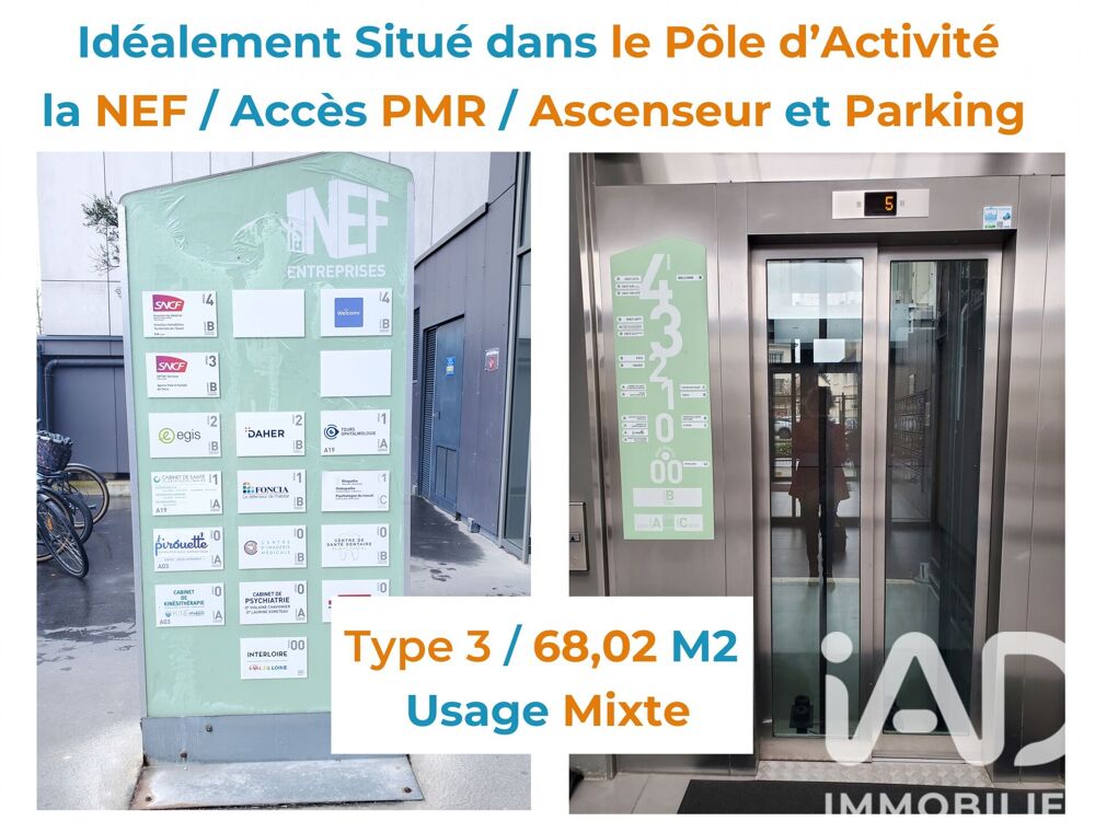 Vente Appartement 3 pièces