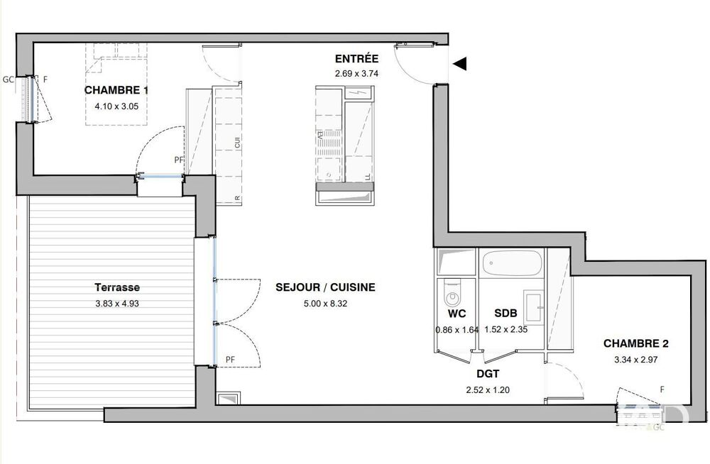 Vente Appartement Vente Appartement 3 pièces Montpellier