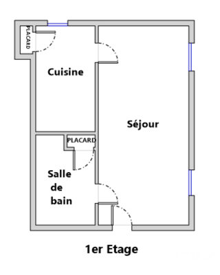  Appartement à vendre 1 pièce 32 m²