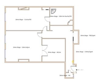 Appartement à vendre 2 pièces 41 m²