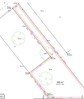  Terrain à vendre 565 m²