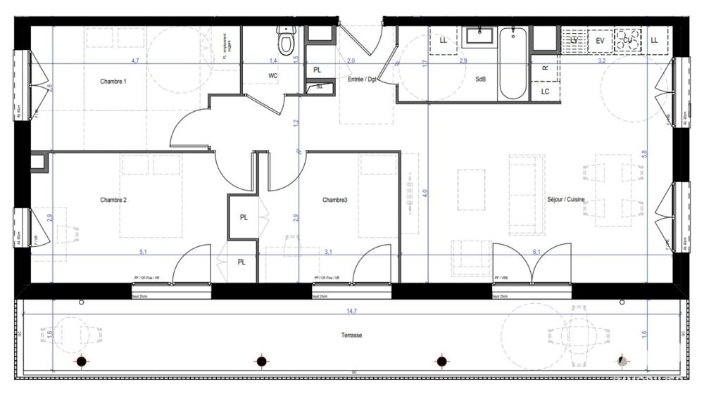 Vente Appartement 4 pièces