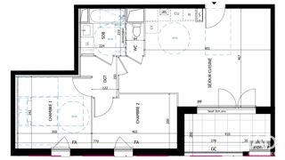  Appartement à vendre 3 pièces 59 m²