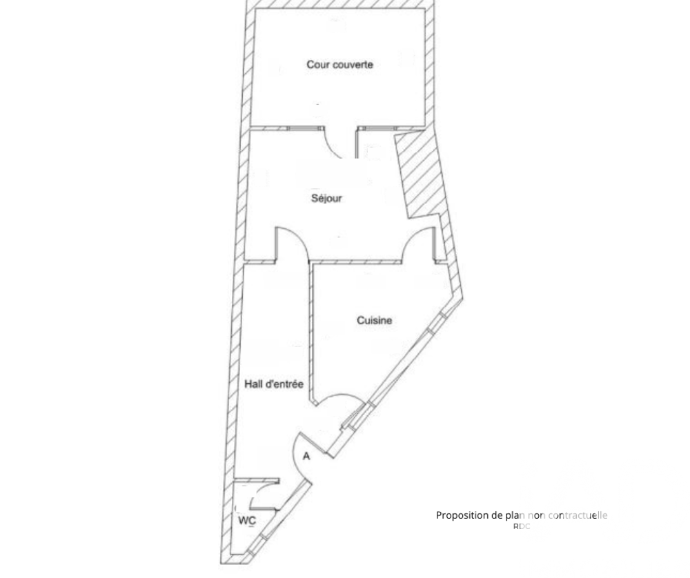 Vente Maison de ville 2 pièces