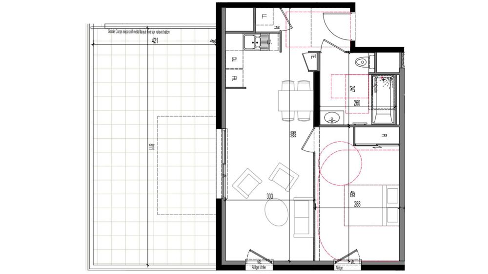 Vente Appartement 2 pièces