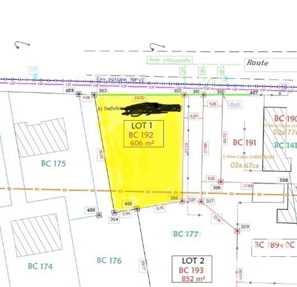 Vente Terrain Vente Terrain 606 m&sup2; Toulon-sur-allier