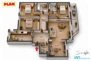  Appartement à vendre 5 pièces 134 m²
