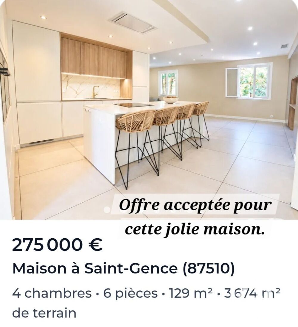 Vente Maison Vente Maison/villa 6 pièces Saint-gence