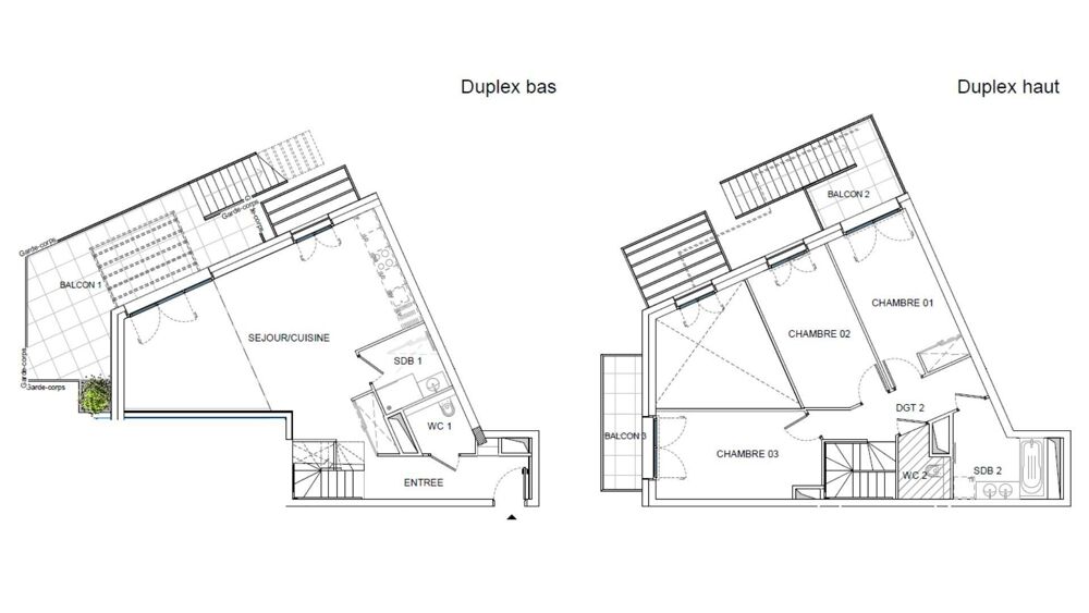 Vente Duplex 4 pièces