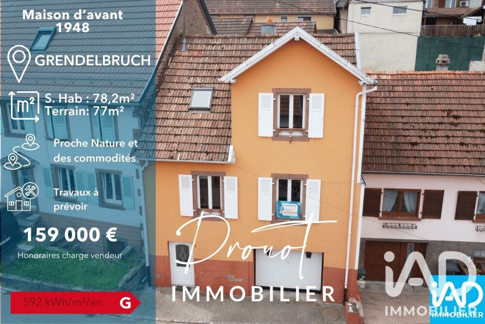 Vente Maison Vente Maison de ville 4 pièces Grendelbruch