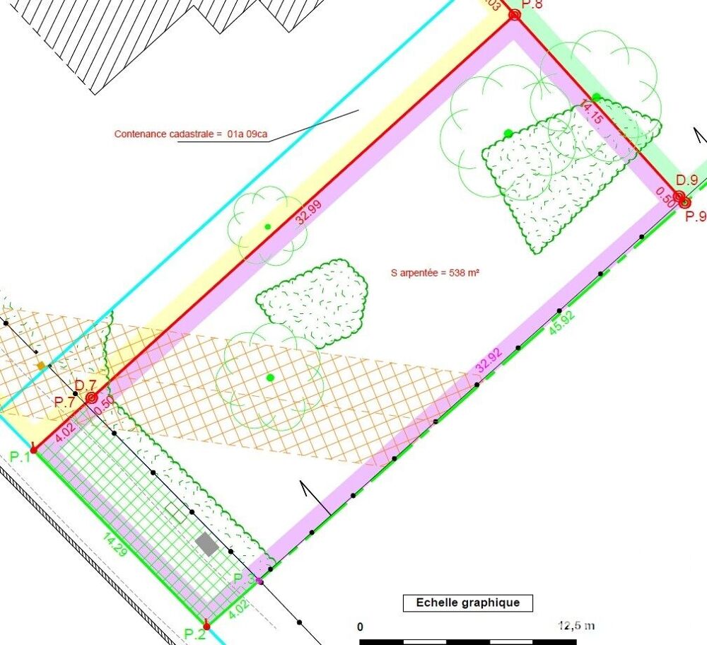 Vente Terrain Vente Terrain 538 m&sup2; Pont-saint-martin